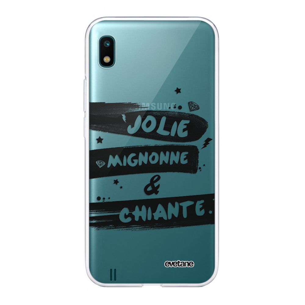 Evetane - Coque Samsung Galaxy A10 souple transparente Jolie Mignonne et chiante Motif Ecriture Tendance Evetane. - Coque, étui smartphone