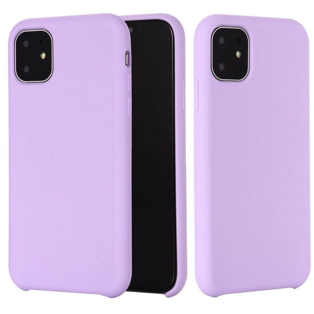 marque generique - Coque en silicone liquide violet pour votre Apple iPhone XS Max 6.5 pouces - Coque, étui smartphone