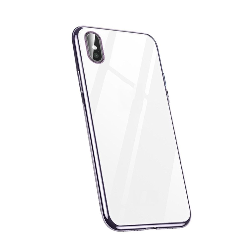Wewoo - Coque Souple Housse de protection en TPU ultra-mince et antichoc pour iPhone XR Violet - Coque, étui smartphone