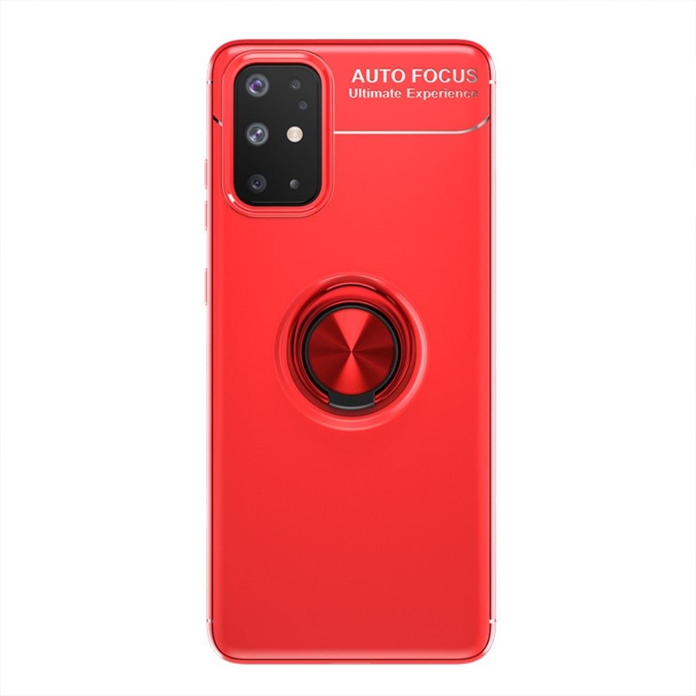 Generic - Coque en TPU avec béquille rouge pour votre Samsung Galaxy A31 - Coque, étui smartphone