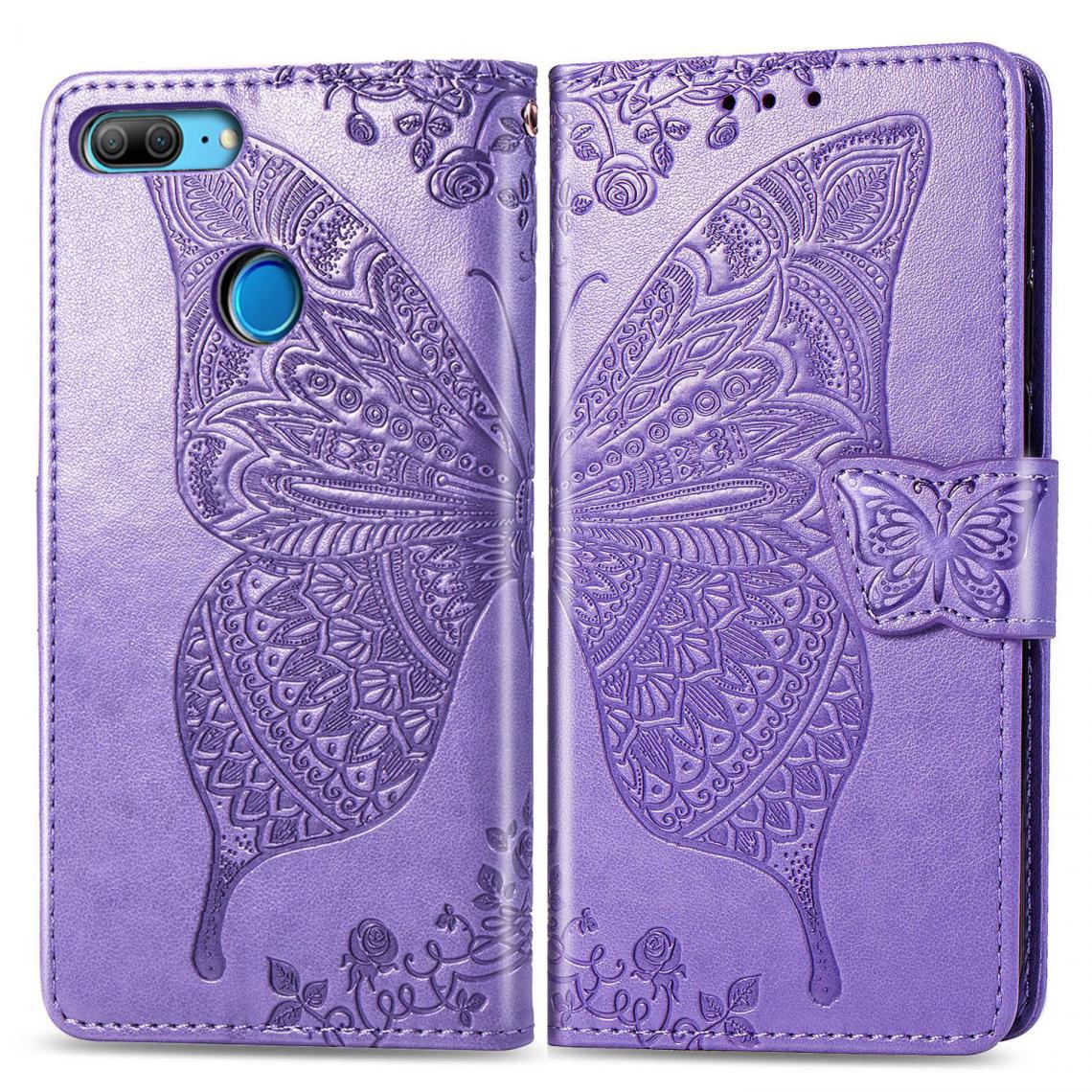OtterBox - Huawei Honor 9 Lite Housse Etui Coque de protection type portefeuille Papillon [Violet] - Coque, étui smartphone