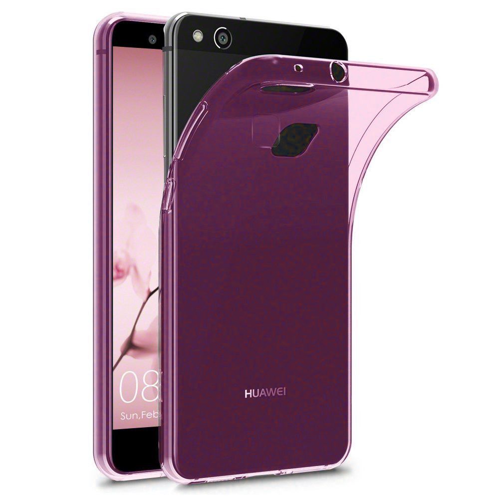 marque generique - Huawei P10 Lite Housse Etui Housse Coque de protection Silicone TPU Gel Jelly - Rose - Autres accessoires smartphone