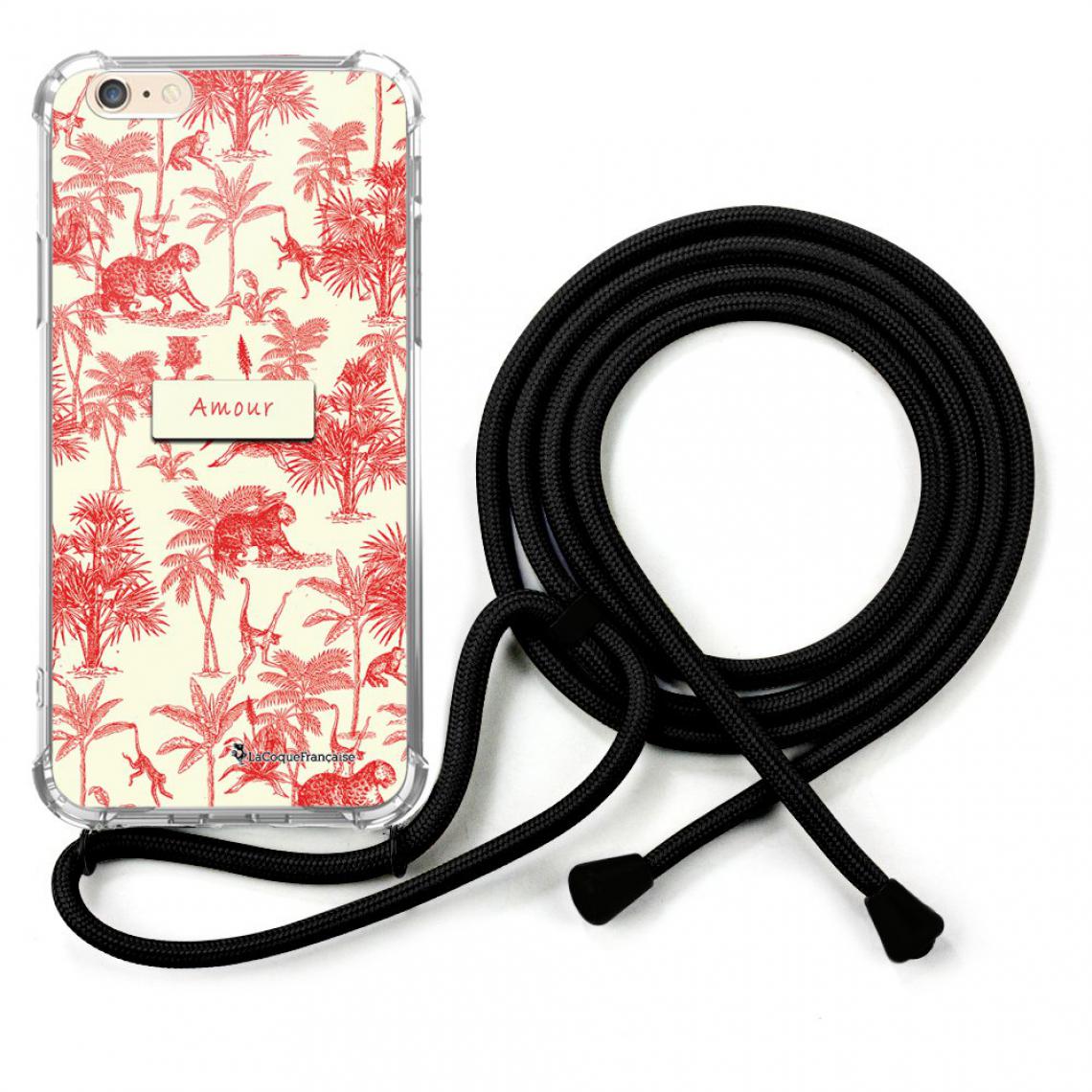 La Coque Francaise - Coque iPhone 6/6S coque avec cordon transparente Botanic Amour - Coque, étui smartphone