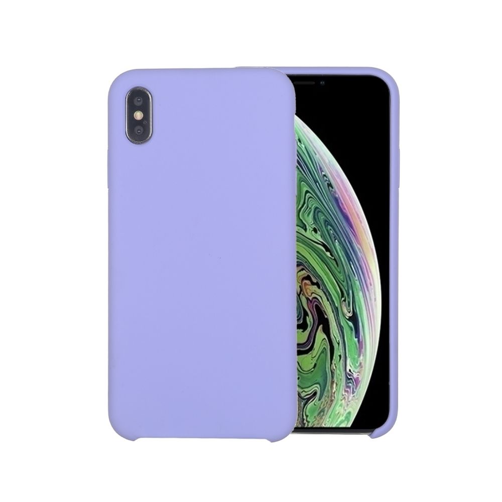 Wewoo - Coque Souple silicone pleine couverture Four Corners pour iPhone XR Violet clair - Coque, étui smartphone