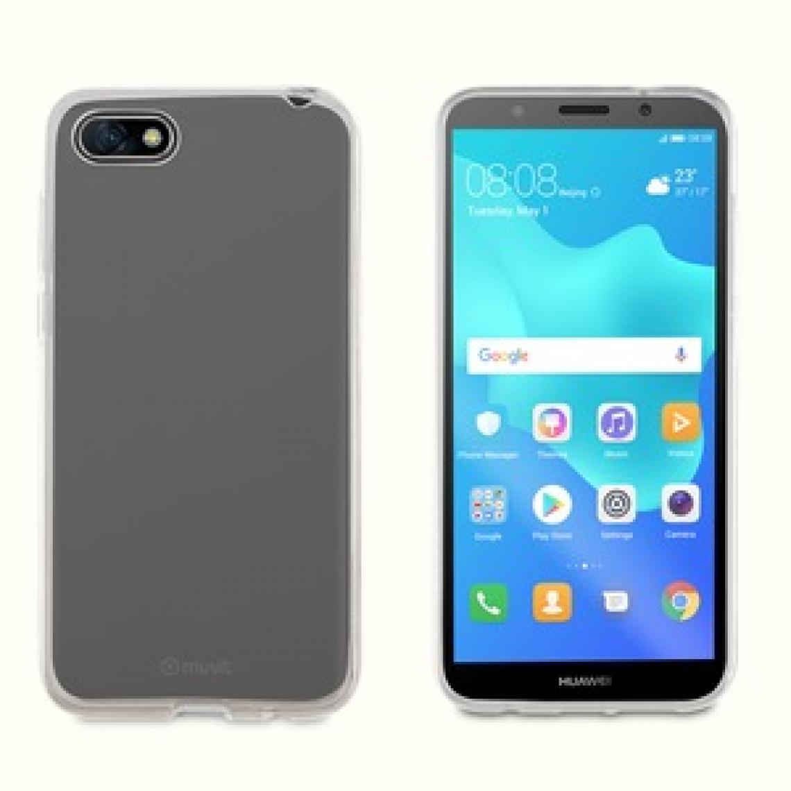 Muvit - Pp Coque Crystal Soft Transparente: Huawei Y5 2018/Honor 7S - Coque, étui smartphone