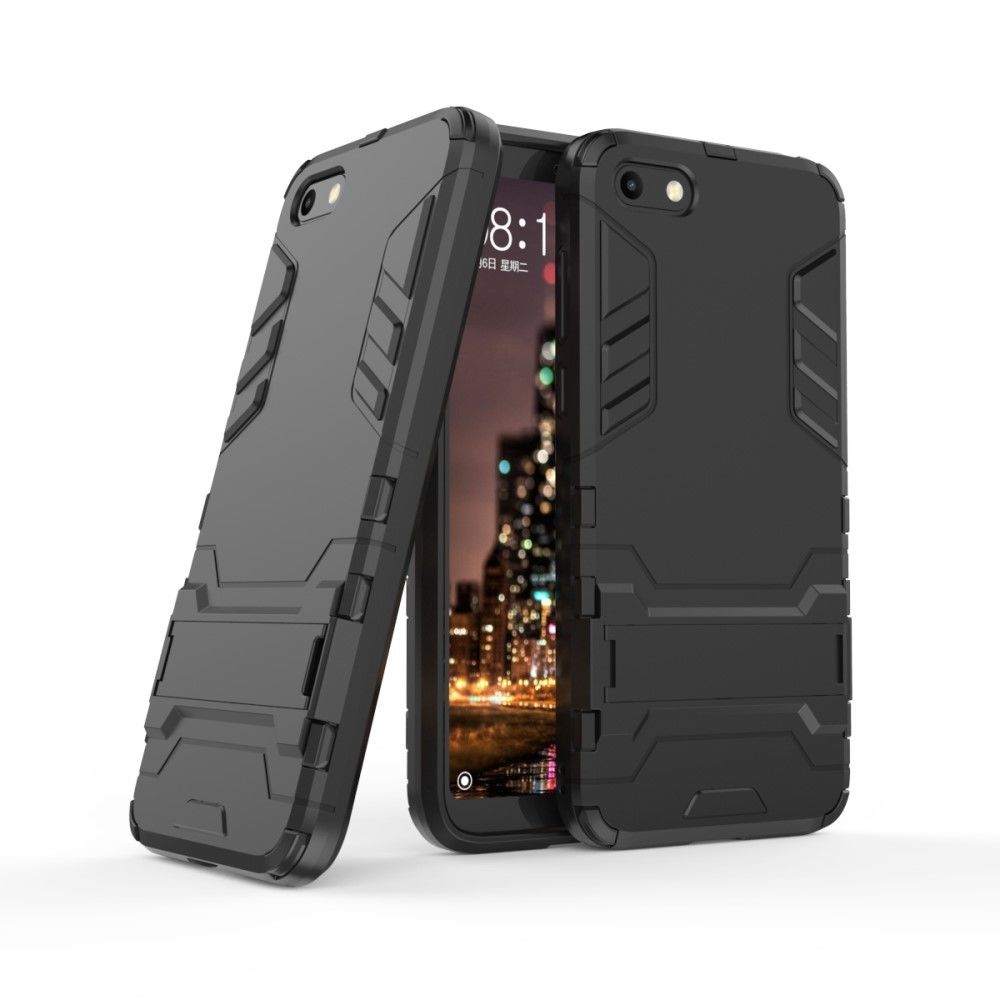 marque generique - Coque en TPU frais hybride de garde noir pour votre Huawei Y5/Y5 Prime - Autres accessoires smartphone