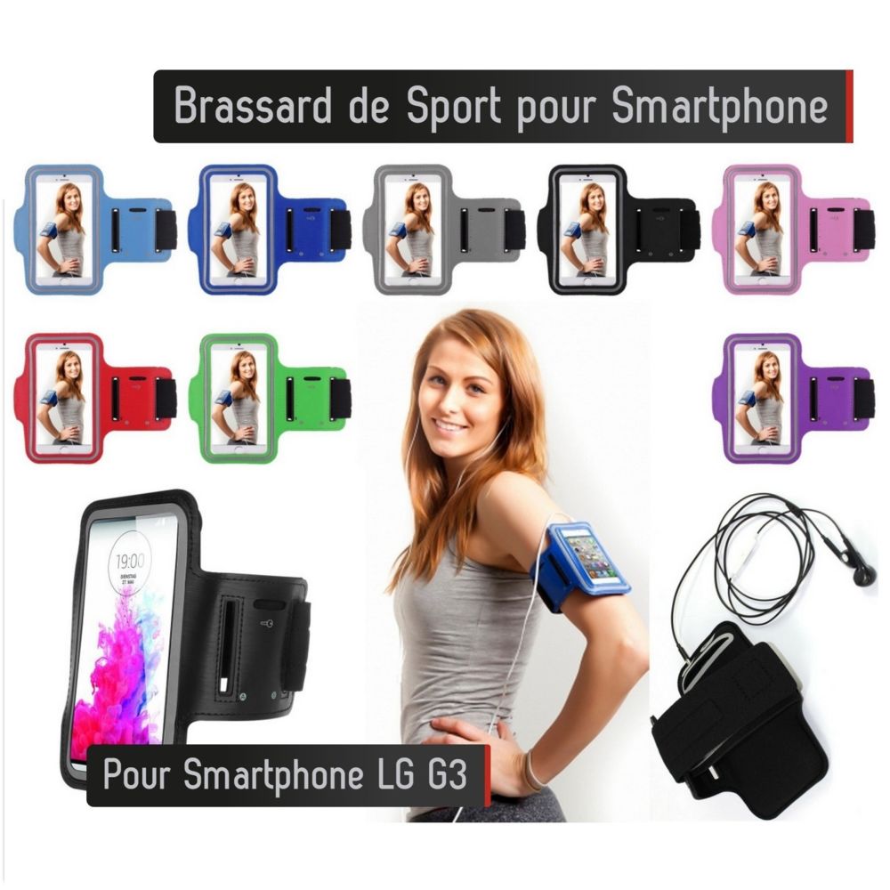 Shot - Brassard Sport LG G3 Housse Etui coque (GRIS) - Coque, étui smartphone