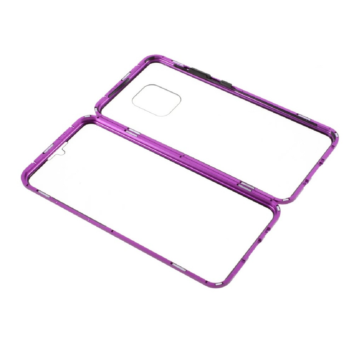 Other - Coque en cadre métallique cadre magnétique double face couverture complète violet pour votre Xiaomi Redmi 10X 5G - Coque, étui smartphone