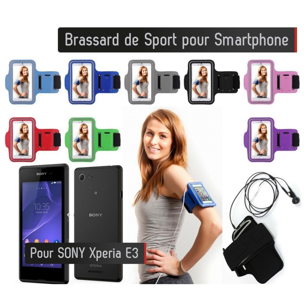 Shot - Brassard Sport Sony Xperia E3 Housse Etui Coque (VERT) - Coque, étui smartphone
