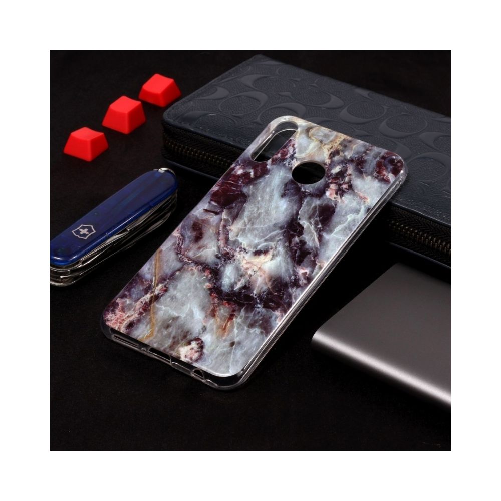 Wewoo - Coque en TPU gris avec motif en marbre pour ASUS Zenfone 5Z ZS620KL - Coque, étui smartphone