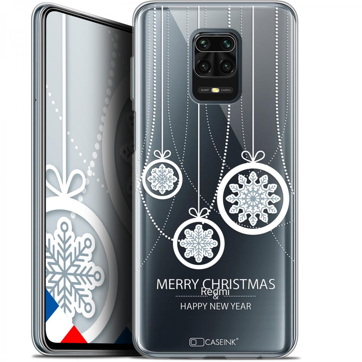 Caseink - Coque Pour Xiaomi Redmi Note 9 PRO (6.67 ) [Gel HD Collection Noël 2017 Design Christmas Balls - Souple - Ultra Fin - Imprimé en France] - Coque, étui smartphone