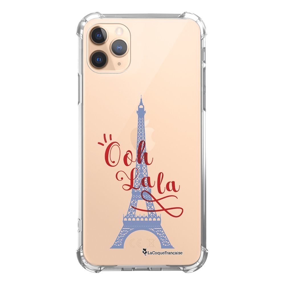 La Coque Francaise - Coque iPhone 11 Pro Max anti-choc souple avec angles renforcés transparente Tour Eiffel Oh La La La Coque Francaise - Coque, étui smartphone