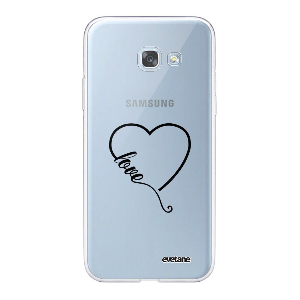 Evetane - Coque Samsung Galaxy A5 2017 360 intégrale transparente Coeur love Ecriture Tendance Design Evetane. - Coque, étui smartphone
