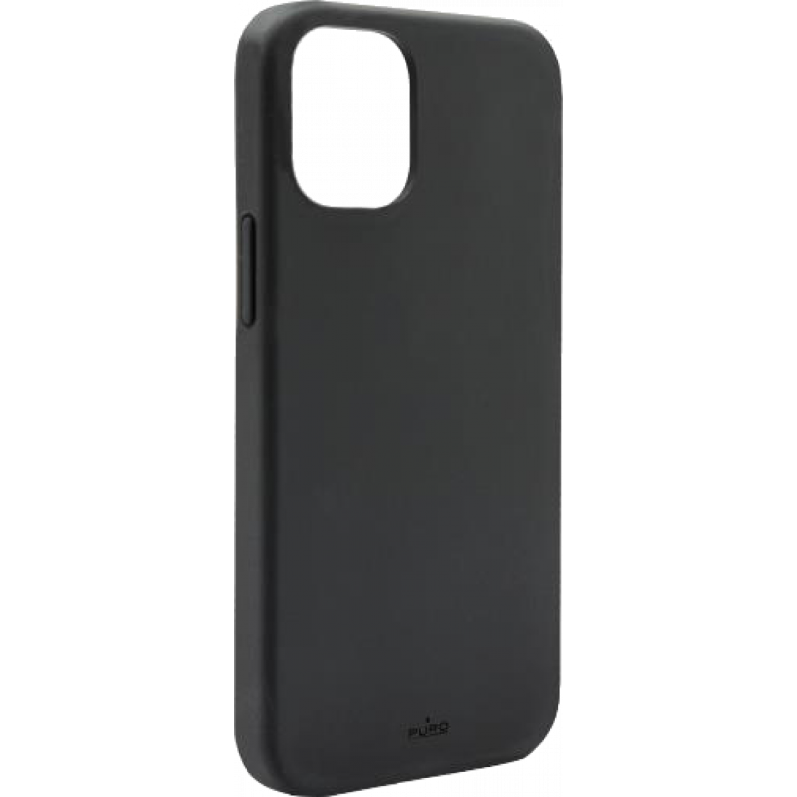 Puro - Coque Silicone Icon Noire pour iPhone 12 mini Puro - Coque, étui smartphone