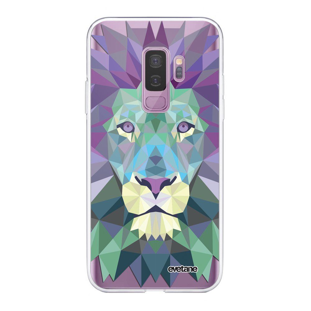 Evetane - Coque Samsung Galaxy S9 Plus souple transparente Lion Pastelle Motif Ecriture Tendance Evetane. - Coque, étui smartphone