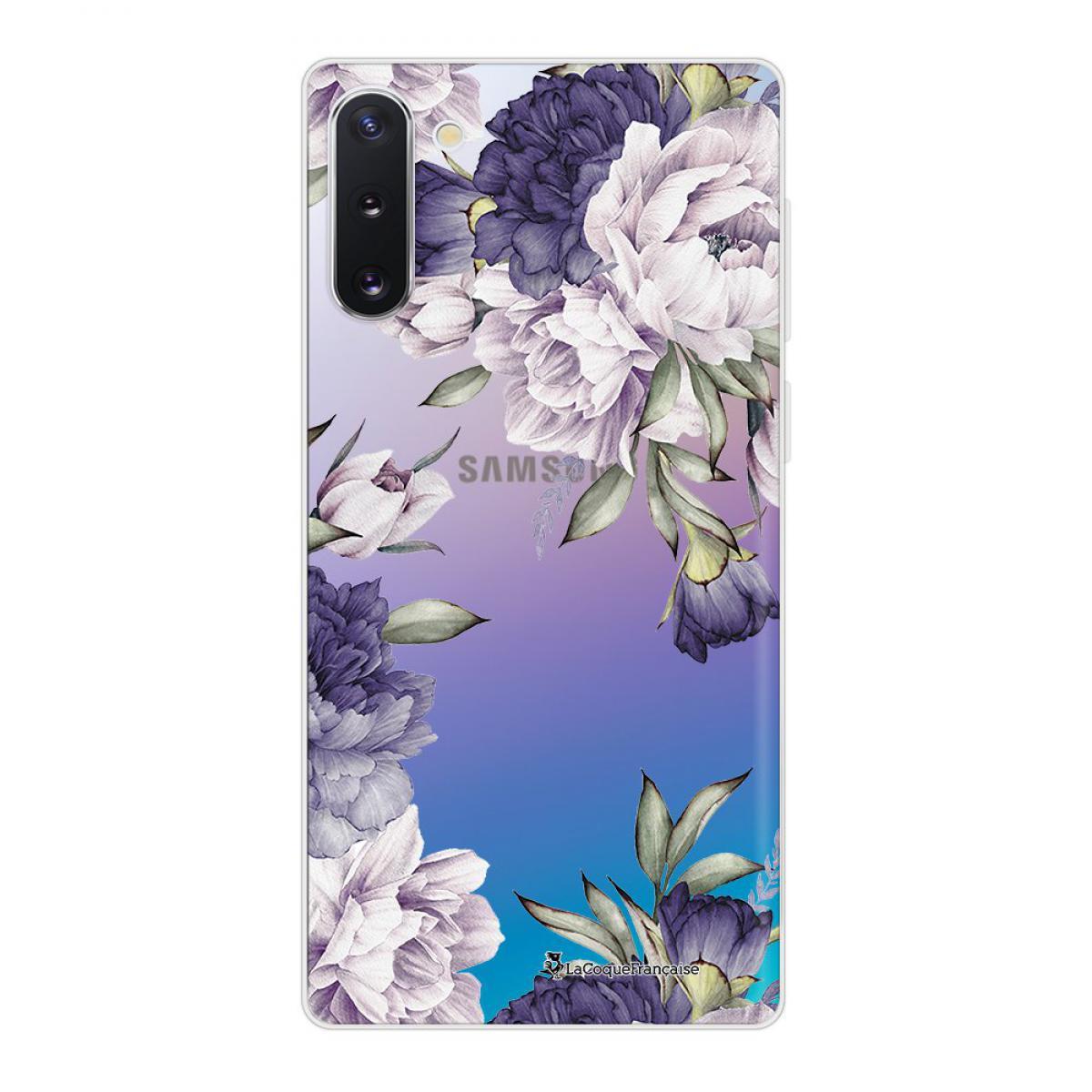 La Coque Francaise - Coque Samsung Galaxy Note 10 360 intégrale transparente Pivoines Violettes Tendance La Coque Francaise. - Coque, étui smartphone