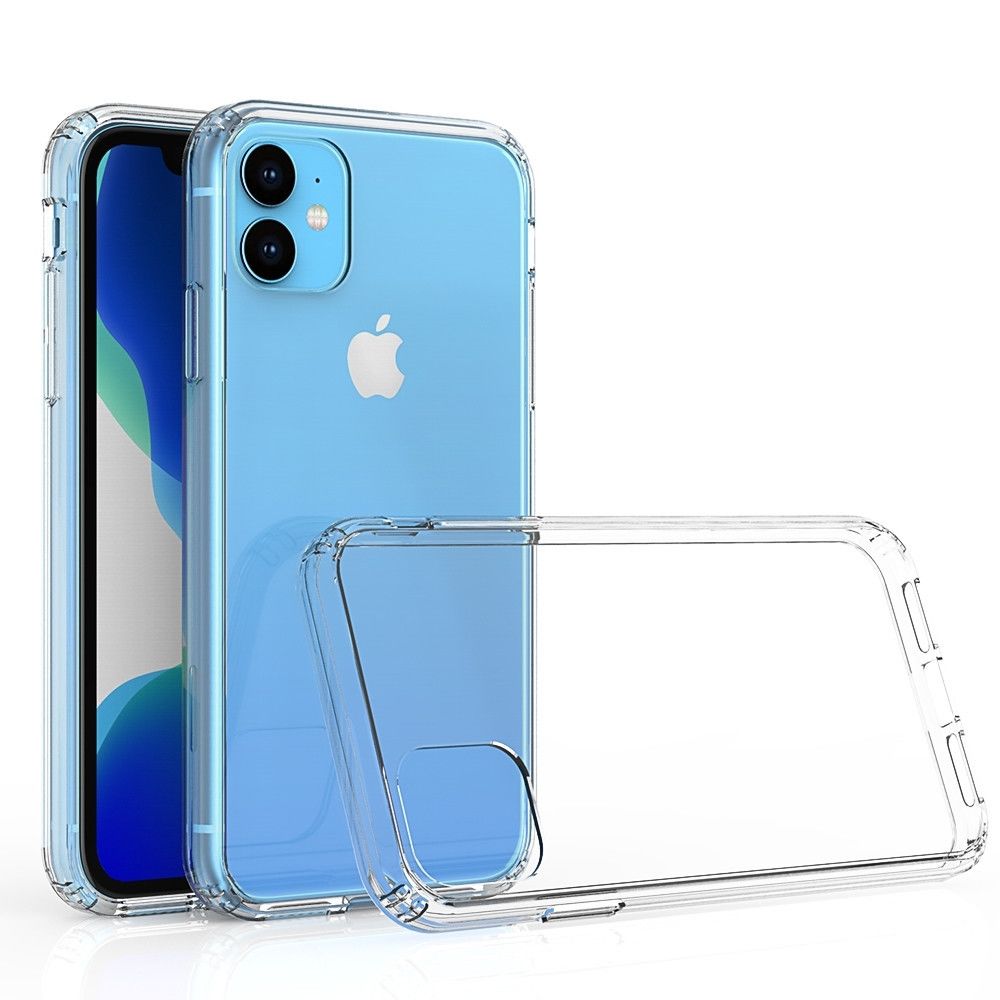 Wewoo - Coque Rigide Étui de protection en acrylique anti-rayures TPU + pour iPhone 11 transparent - Coque, étui smartphone