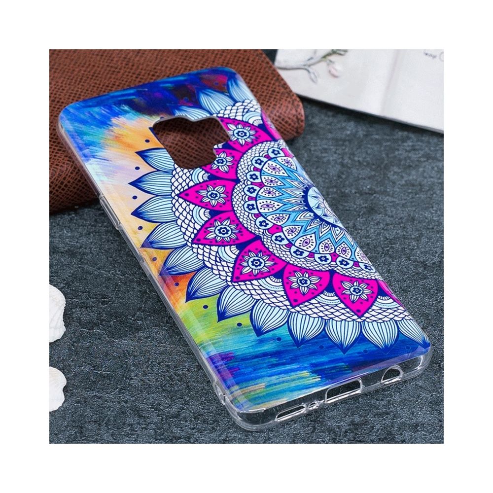 Wewoo - Coque pour Samsung Galaxy S9 Noctilucent Fleur Motif TPU Doux Retour Housse De Protection, Petite Quantité Recommandée Avant Galaxy S9 Lancement - Coque, étui smartphone