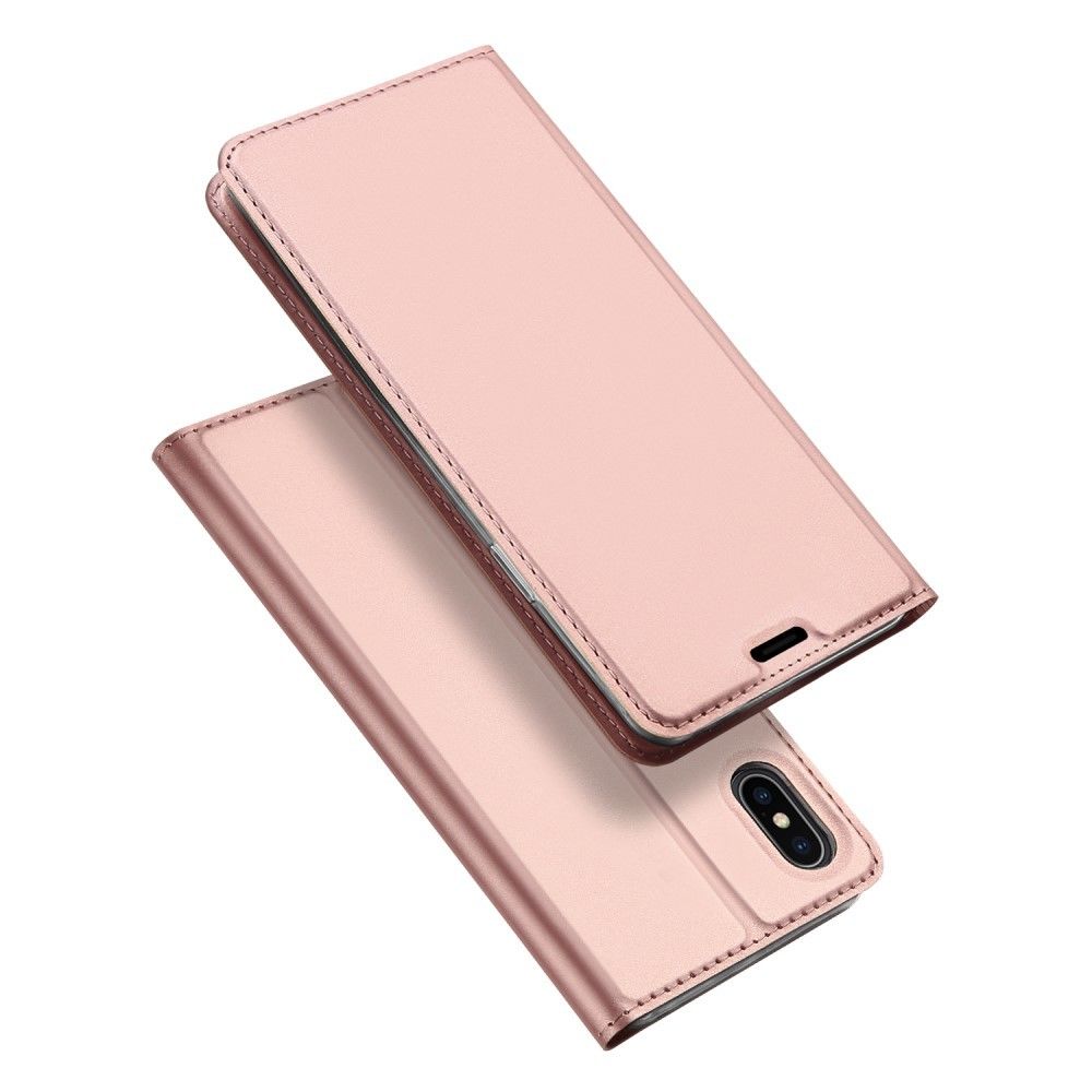 marque generique - Etui en PU or rose pour votre Apple iPhone XS Max 6.5 inch - Autres accessoires smartphone