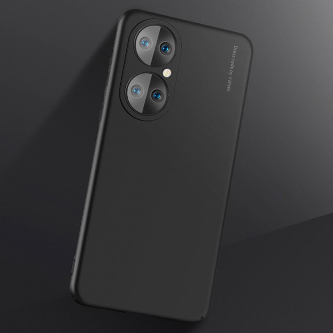 X-Level - Coque en TPU Ultra-mince mat rigide noir pour votre Huawei P50 - Coque, étui smartphone
