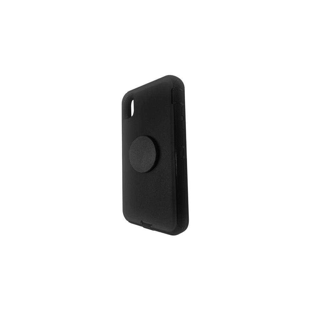 Cabling - CABLING® Coque robuste silicone plastique avec grip / support pour iPhone Xs Max 6,5"" Housse blindée IP XS MAX - NOIR - Coque, étui smartphone