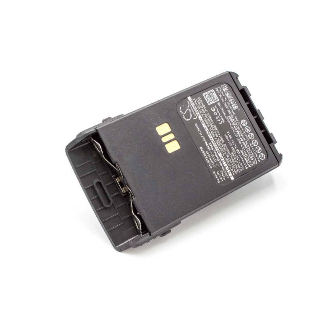 Vhbw - vhbw Li-Ion batterie 1600mAh (7.4V) pour radio talkie-walkie comme Motorola PMNN4440 - Autres accessoires smartphone