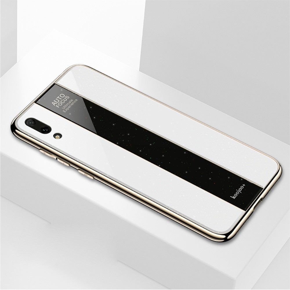 marque generique - Coque en TPU hybride luxueux blanc pour votre Huawei Enjoy 9/Y7 Pro - Coque, étui smartphone