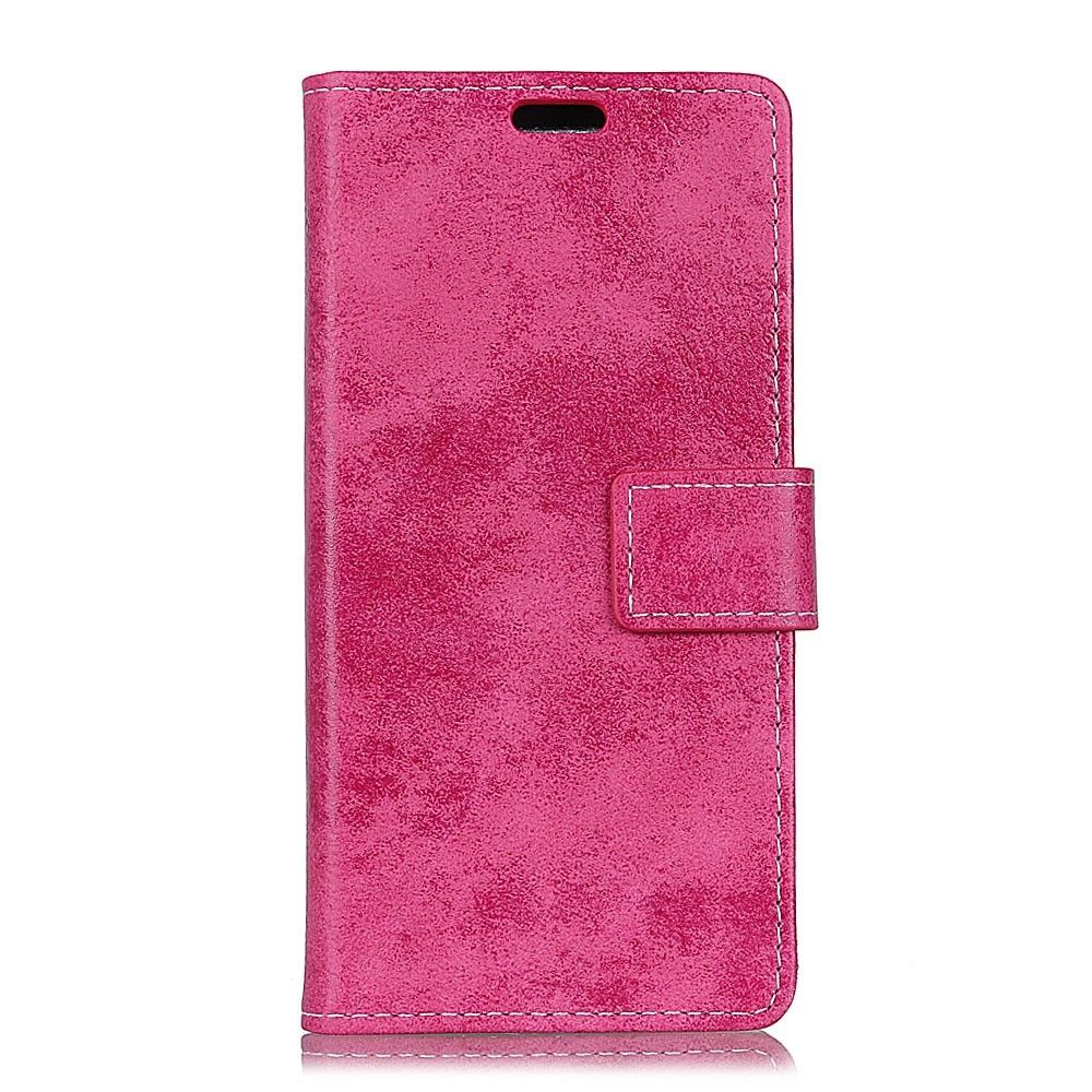 marque generique - Etui en PU style vintage rose pour votre LG X Power3 - Autres accessoires smartphone