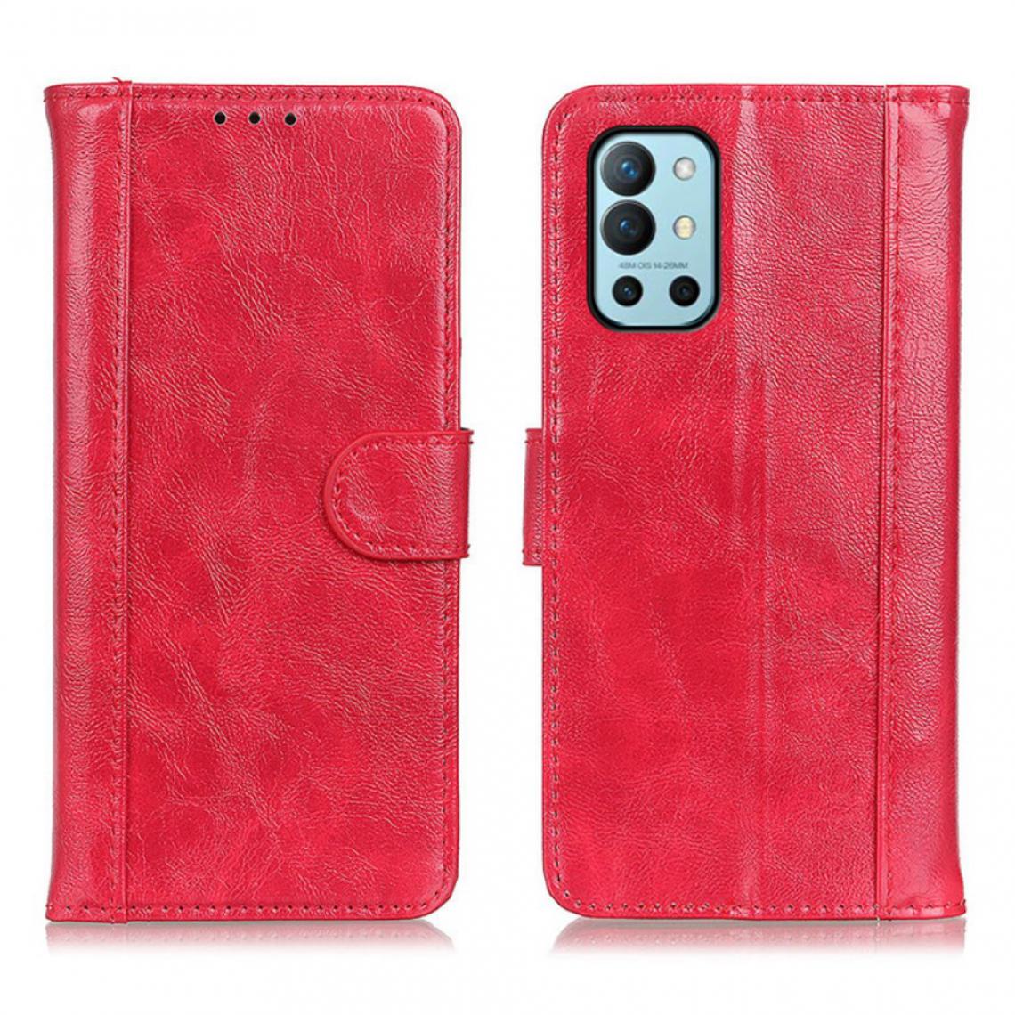 Other - Etui en PU Fragment de peau de cheval fou rouge pour votre OnePlus 9R - Coque, étui smartphone