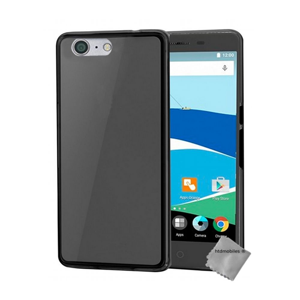 Htdmobiles - Housse etui coque pochette silicone gel fine pour Orange Neva 80 + film ecran - GRIS - Autres accessoires smartphone