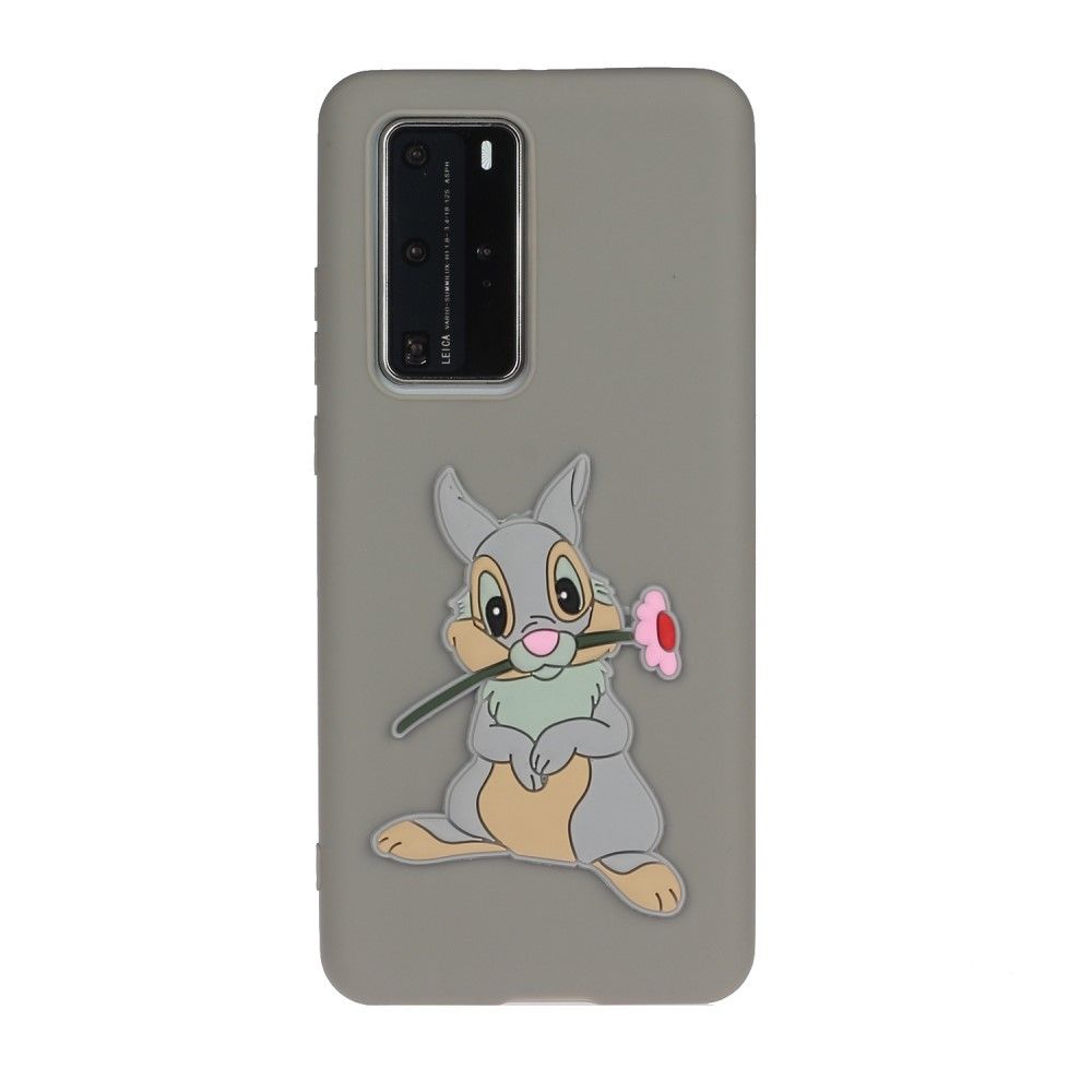Generic - Coque en TPU décor de logo animal unique lapin gris pour votre Huawei P40 Pro - Coque, étui smartphone