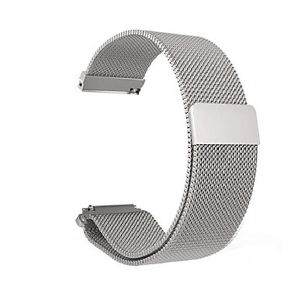 Phonecare - Bracelet Confortable Milanais Avec Fermoir Magnétique pour Amazfit Bip - Gris - Autres accessoires smartphone
