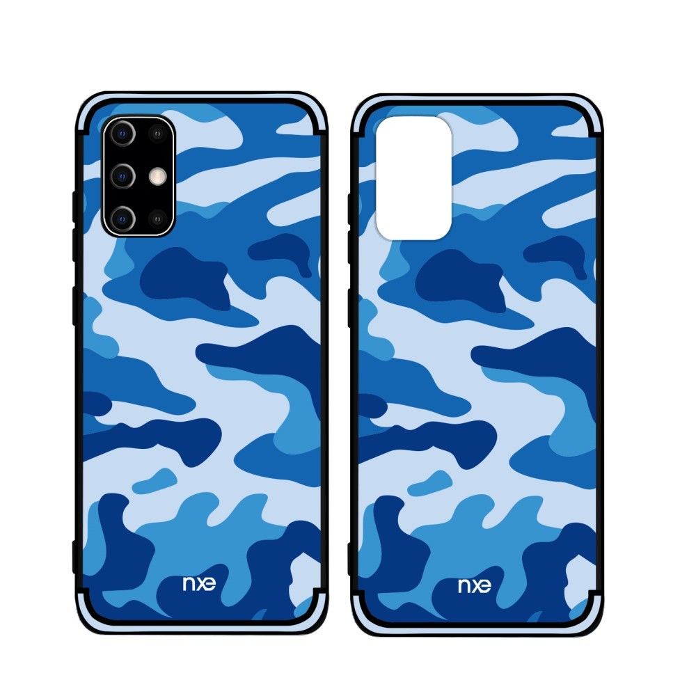 Nxe - Coque en TPU motif de camouflage bleu pour votre Samsung Galaxy S11e 6.4 pouces - Coque, étui smartphone