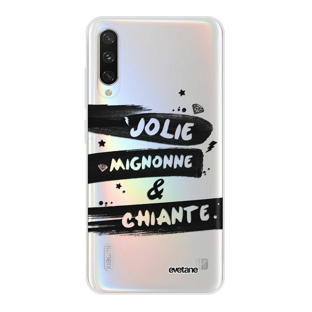 Evetane - Coque Xiaomi Mi A3 souple transparente Jolie Mignonne et chiante Motif Ecriture Tendance Evetane - Coque, étui smartphone