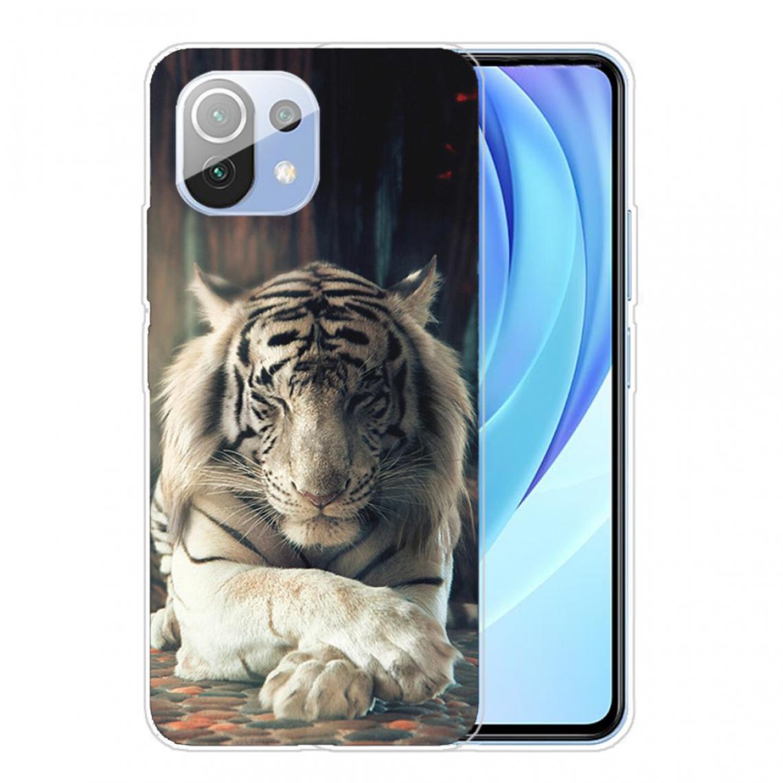 Other - Coque en TPU Impression de motifs souple tigre blanc pour votre Xiaomi Mi 11 - Coque, étui smartphone