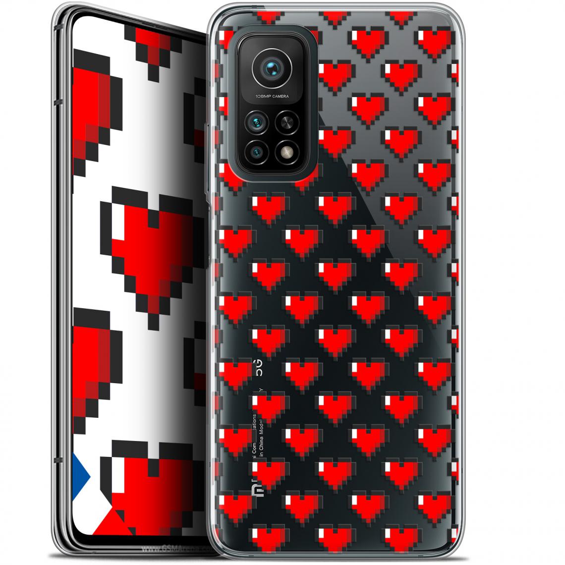 Caseink - Coque Pour Xiaomi Mi 10T / 10T Pro 5G (6.67 ) [Gel HD Collection Love Saint Valentin Design Pixel Art - Souple - Ultra Fin - Imprimé en France] - Coque, étui smartphone