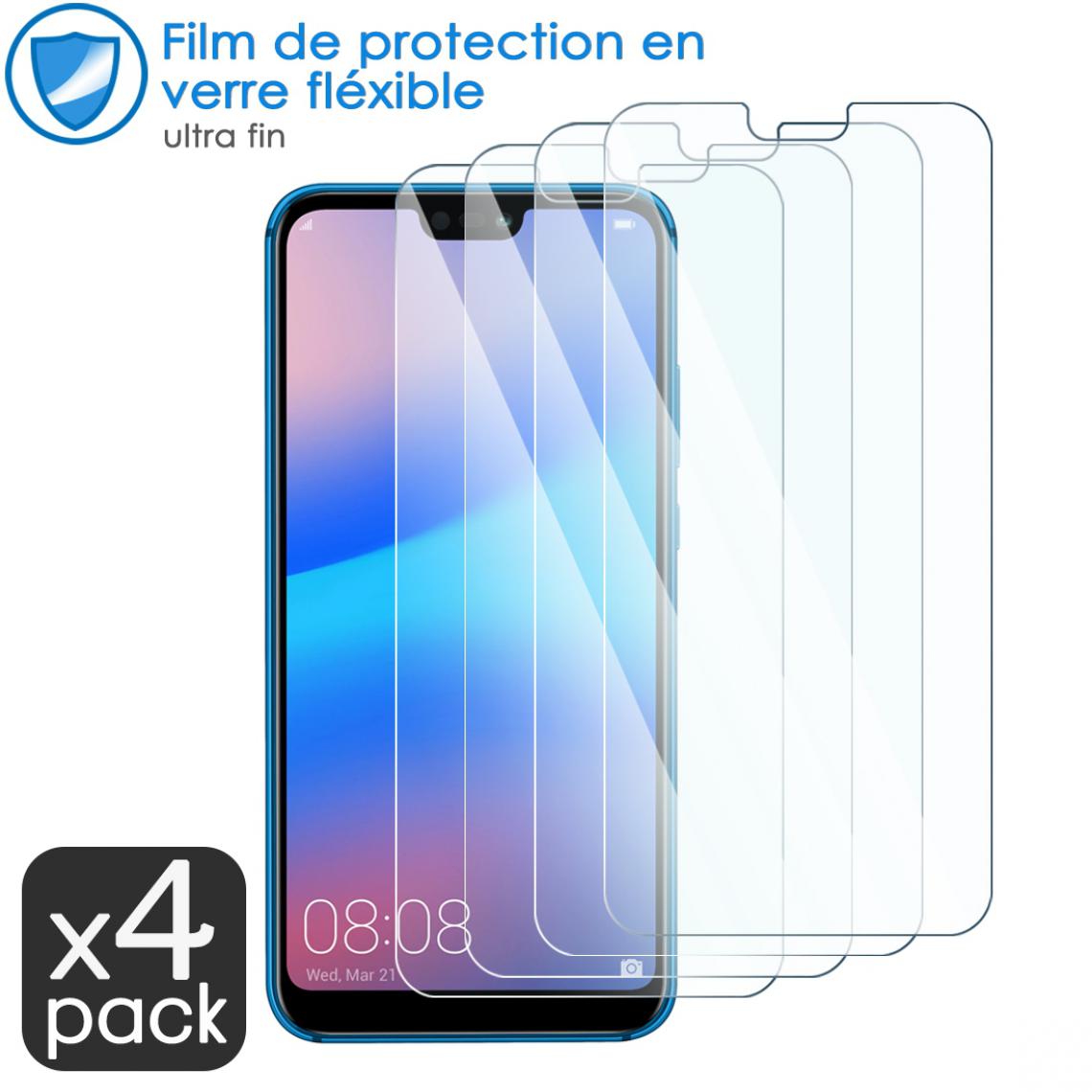 Karylax - Film de Protection d'écran en Verre Fléxible Dureté 9H pour Haier V4 (Pack x4) - Protection écran smartphone