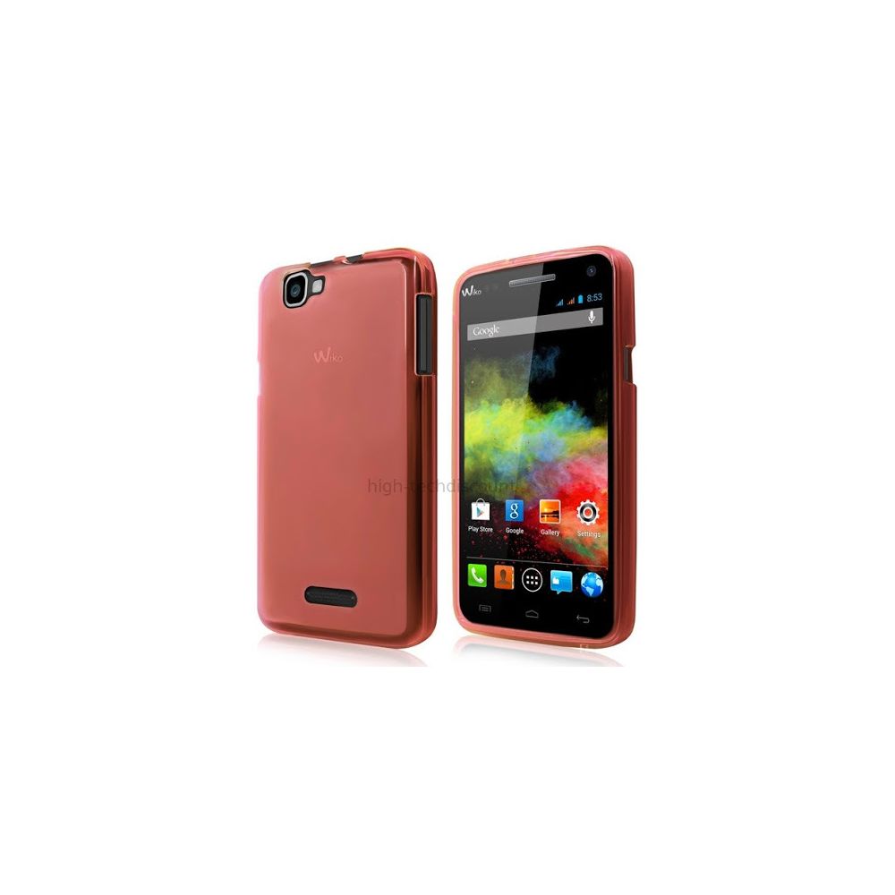 Htdmobiles - Housse etui coque pochette silicone gel fine pour Wiko Rainbow + film ecran - ROSE CLAIR - Autres accessoires smartphone