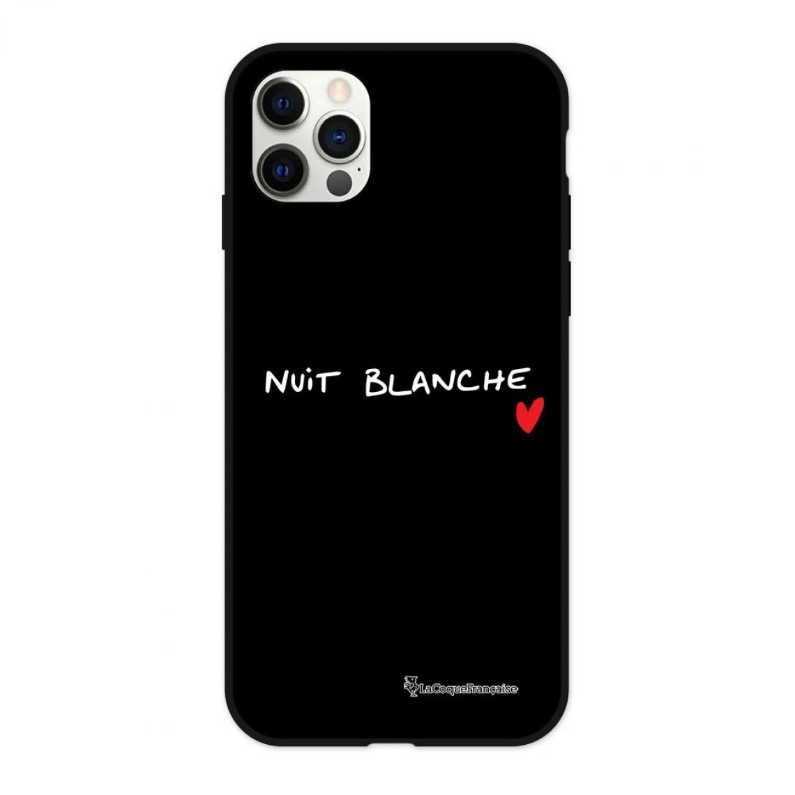 La Coque Francaise - Coque iPhone 12/12 Pro Silicone Liquide Douce Anti Chocs, Housse de Protection noir - Coque, étui smartphone