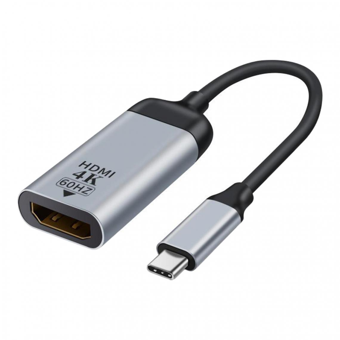 marque generique - Adaptateur De Câble USB C Vers HDMI / DP / Mini DP / VGA De Type C DP 1.2 4k - Autres accessoires smartphone