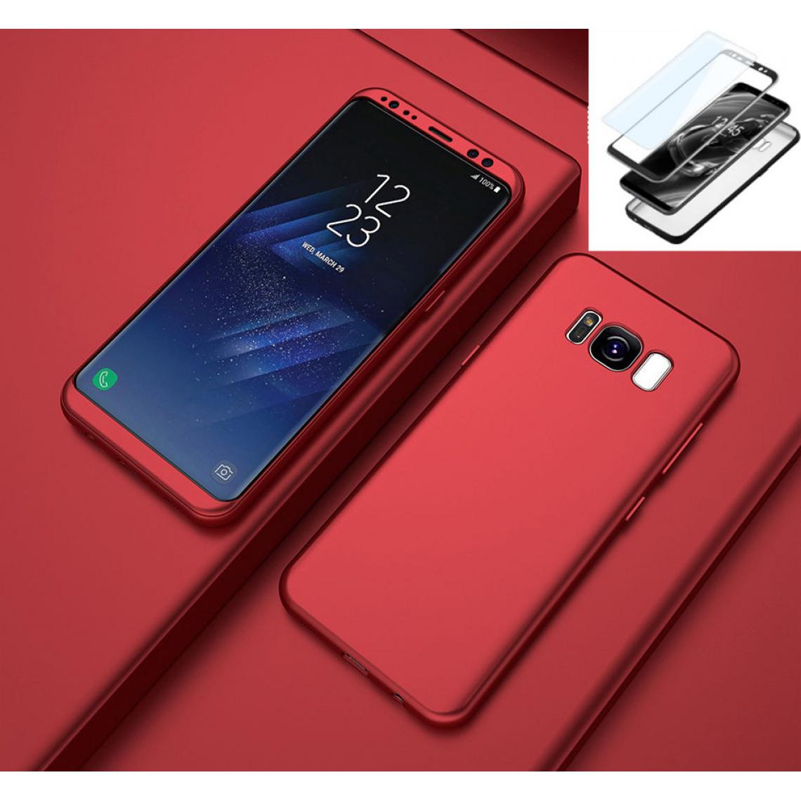 Little Boutik - Coque Integrale 360 Samsung Galaxy S10e / Lite Couleur Rouge + Film de Protection Ecran Little Boutik ? Couleur : - Coque, étui smartphone
