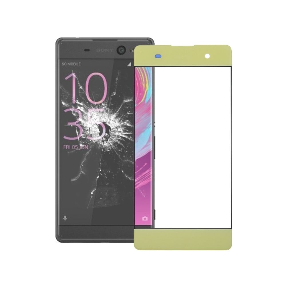 Wewoo - Pour Sony Xperia XA Lentille or extérieure en verre Lime pièce détachée - Autres accessoires smartphone