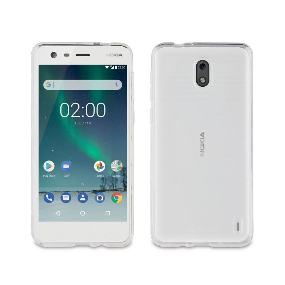 Muvit - Coque Crystal Soft Transparente Pour Nokia 2 - Autres accessoires smartphone