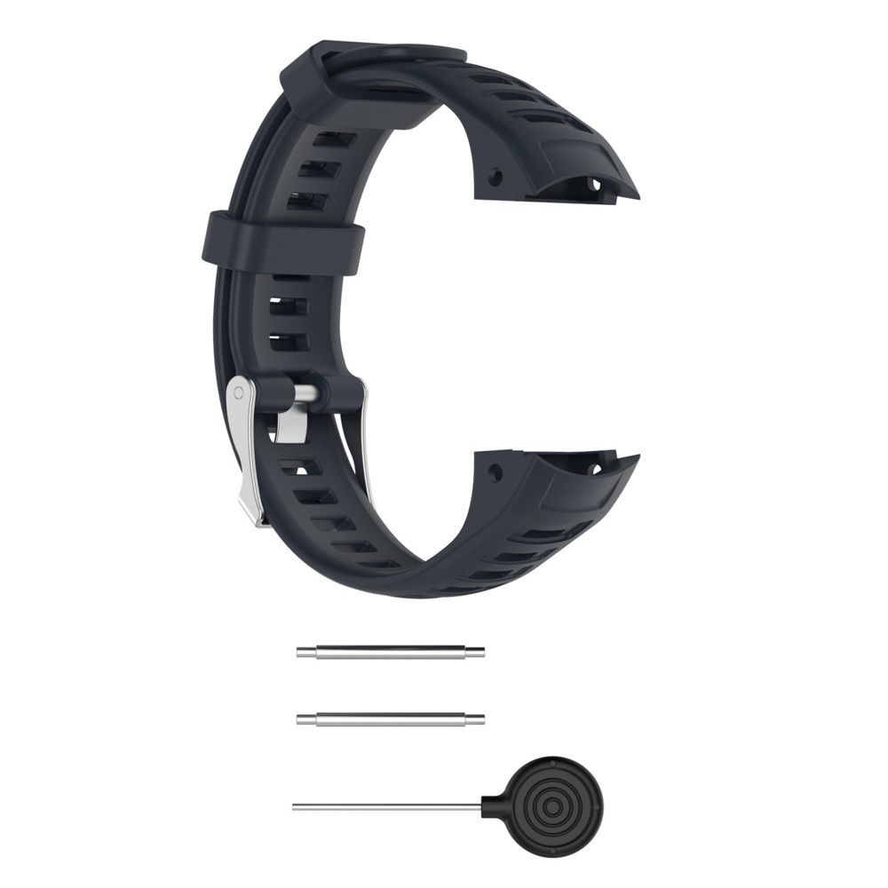 marque generique - Bracelet en silicone remplacement kit pour Garmin instinct - Bleu - Autres accessoires smartphone