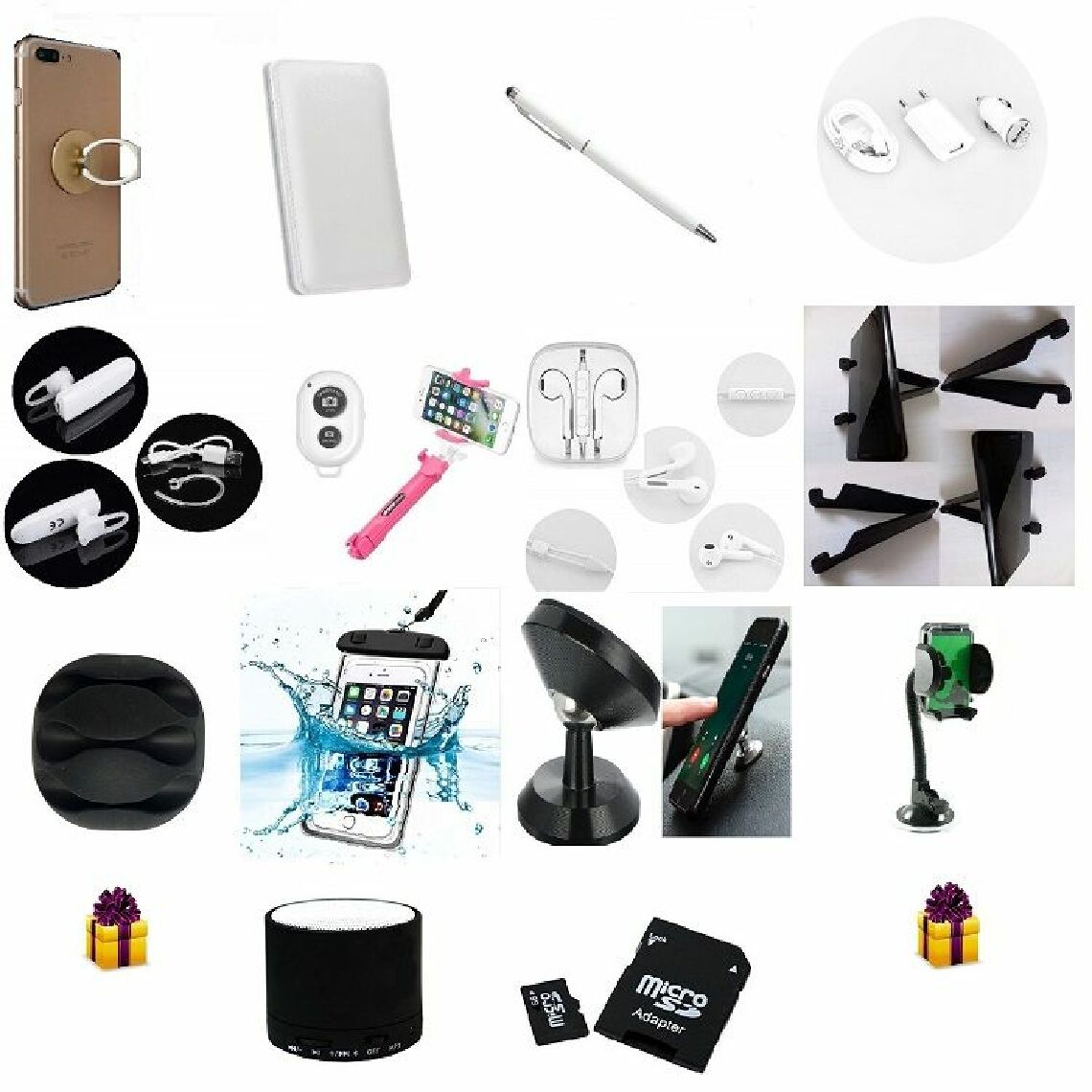 Ozzzo - Pack cadeau ozzzo 20 en 1 "Elle" pour SONY Xperia XZ1 Compact - Autres accessoires smartphone