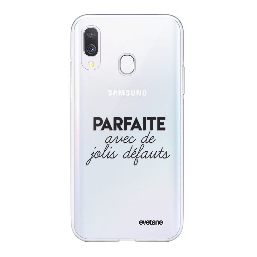 Evetane - Coque Samsung Galaxy A40 souple transparente Parfaite Avec De Jolis Défauts Motif Ecriture Tendance Evetane. - Coque, étui smartphone
