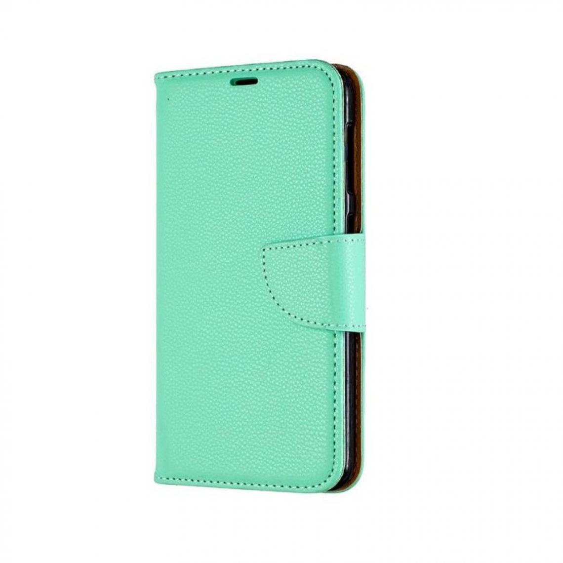 Generic - Etui Folio Portefeuille pour Samsung Galaxy A31 Housse Porte Carte Vert Eau - Coque, étui smartphone