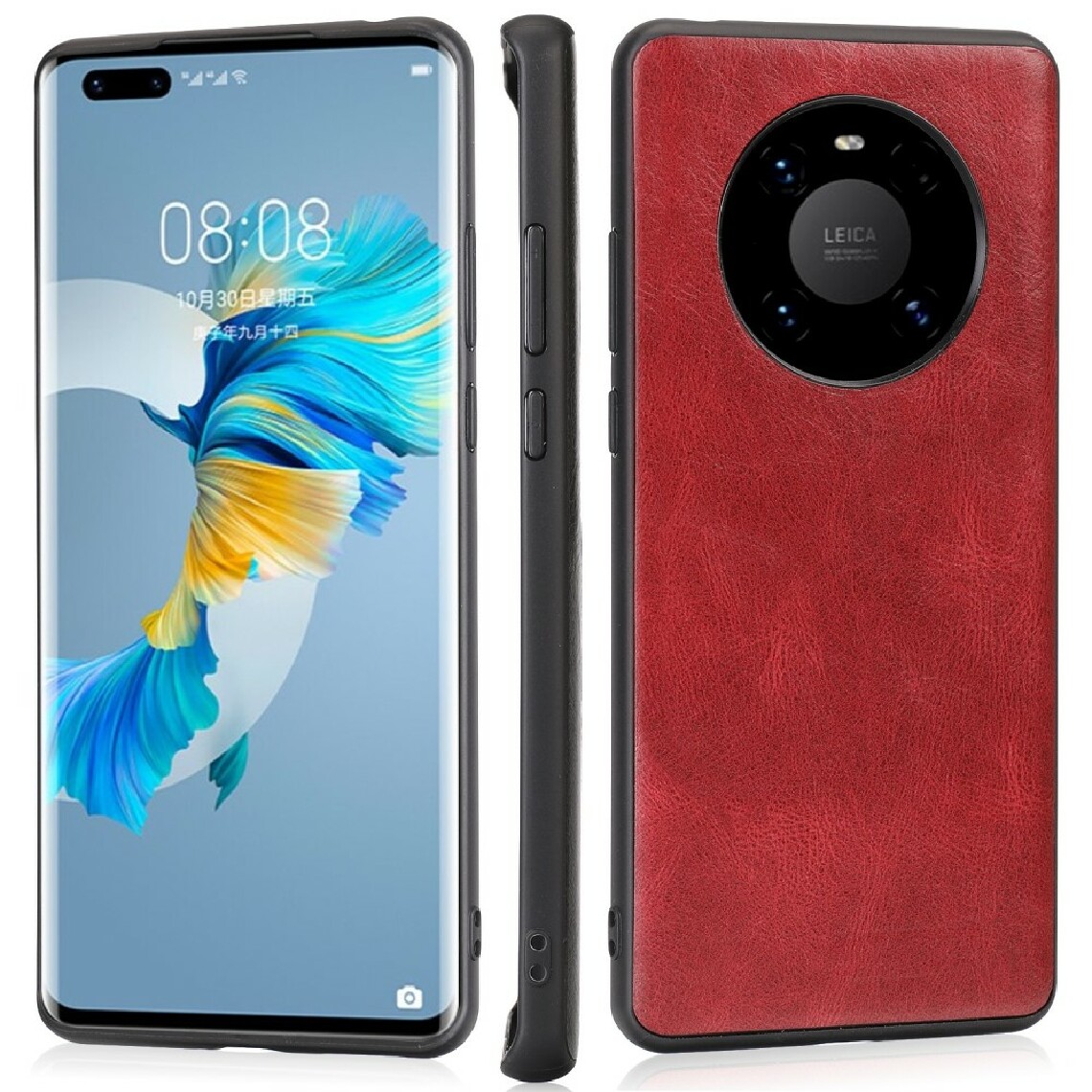 Other - Coque en TPU texture de cheval fou rouge pour votre Huawei Mate 40 Pro - Coque, étui smartphone