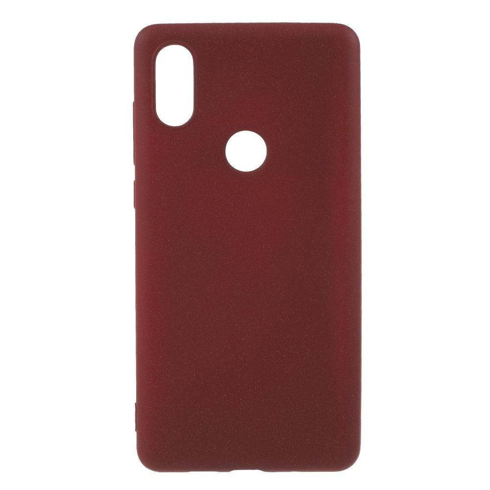 marque generique - Coque en TPU mat double face rouge vin pour votre Xiaomi Mi Mix 2s - Autres accessoires smartphone