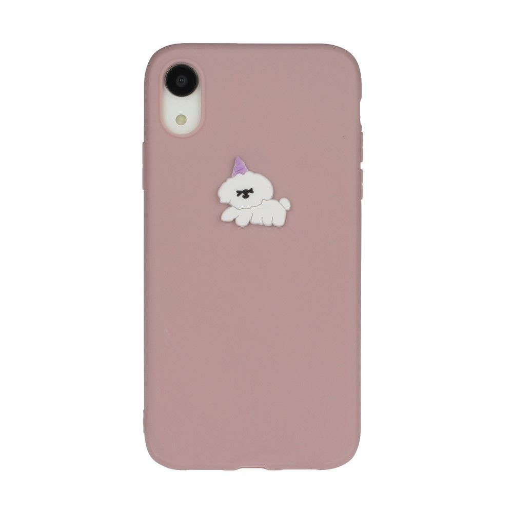 Generic - Coque en TPU décor de logo animal chien pour votre Apple iPhone XR 6.1 pouces - Coque, étui smartphone